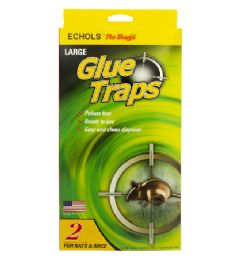48 pieces Echols No Bugs Rat Glue Trap 2ct Large - Pest Control