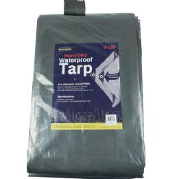 4 pieces Tarpaulin Heavy Duty 14x20 Ft Silver - Tarps