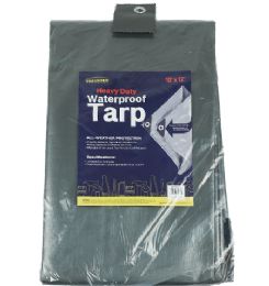 10 pieces Tarpaulin Heavy Duty 10x12 Ft Silver - Tarps