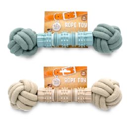 24 pieces Bp Tpr Pet Rope Toy 11in Asst Colors - Pet Toys