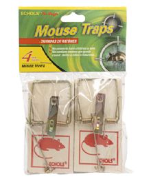 36 pieces Echols No Bugs Mouse Wood Trap 4ct - Pest Control