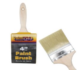 72 pieces Paint Pro Wooden Handle Paint Brush 4in - Brushes