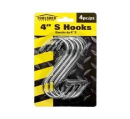 72 pieces Ts S Hooks Stainless Steel 4in 4pc - Hooks