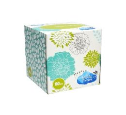 12 pieces Lucky Facial Tissue Cube Box 80ct - Tissues