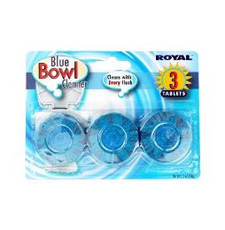 24 pieces Royal Blue Toilet Bowl Cleaner 3ct - Cleaning Products