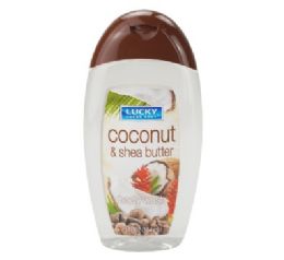 24 pieces Lucky Body Wash Coconut&shear Butter 13o - Soap & Body Wash