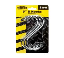 72 pieces Ts S Hooks Stainless Steel 5in 3pc - Hooks