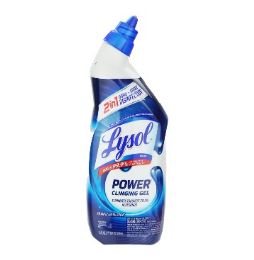 9 pieces Lysol Power Toilet Bowl Cleaner Gel 24oz - Cleaning Products