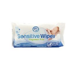 12 pieces Baby Love Baby Wipes Sensitive 60ct - Baby Beauty & Care Items