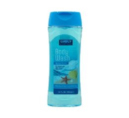 24 pieces Simply Body Wash Ocean Fresh 12oz - Soap & Body Wash