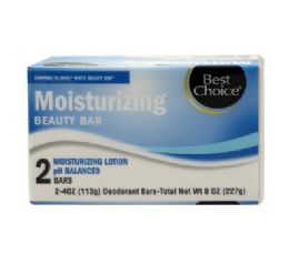 24 pieces Best Choice Moisturizing Bar Soap 4oz2ct - Soap & Body Wash