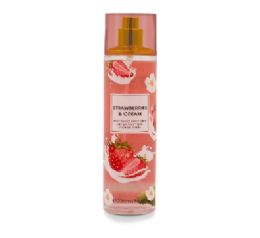 24 Wholesale Fragrance Mist Strawberries & Cream 8fl