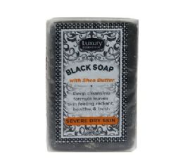 48 pieces Luxury Essentials Black Soap 8oz - Soap & Body Wash