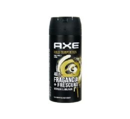 24 pieces Axe Body Spray Gold Temptation 150ml - Soap & Body Wash