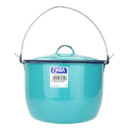 6 pieces Cinsa Convex Pot W. Handle 6qts #22 - Pots & Pans