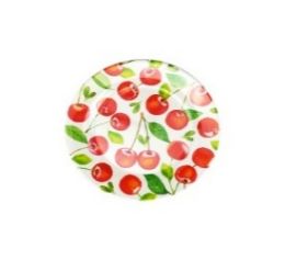 96 pieces Bh Melamine Salad Plate 7.87in Cherries - Plastic Bowls and Plates