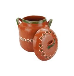 8 pieces Clay Bean Pot 2l - Pots & Pans