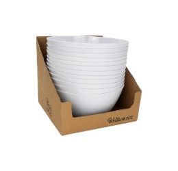 12 pieces Bh Melamine Serving Bowl 3.5qt Wh Pdq - Kitchen Bowls