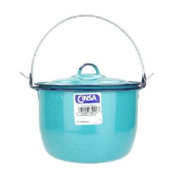 12 pieces Cinsa Enamel Convex Pot 3qt #18 - Pots & Pans