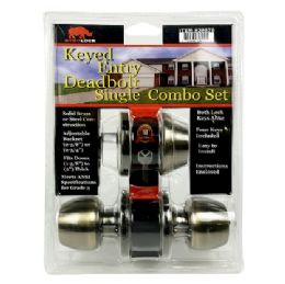 6 pieces Ryno Keyed Entry Deadbolt Single Combo S - Padlocks and Combination Locks