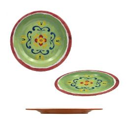36 pieces He Melamine Salad Plate Tala Clay 7.87in - Plastic Bowls and Plates
