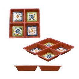 48 pieces He Melamine Tray 4 Sections Tala 8.64in - Serving Trays