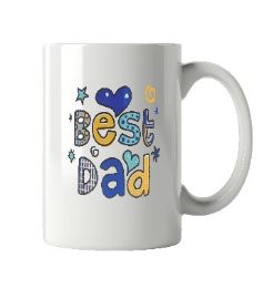24 pieces Bh Stoneware Mug 11oz Best Dad - Coffee Mugs