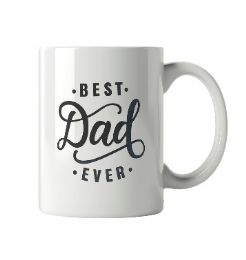 24 pieces Bh Stoneware Mug 11oz Best Dad Ever - Coffee Mugs