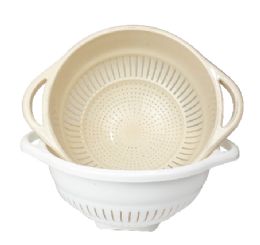 24 pieces Bh Colander W Hadnle 2 Colors D: 8.25in - Kitchen Bowls