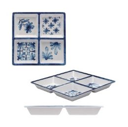 48 pieces He Melamine Tray 4 Section Tala 8.64in - Serving Trays