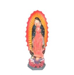 48 pieces Guadalupe Figurine Polyresin 6.75 Inches - Religious Decor