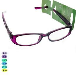 300 of Plum Reading Glasses Asst Diopters