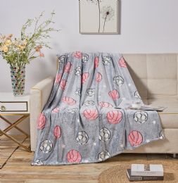 12 Pieces GloW-IN-ThE-Dark Fleece Throw - Fleece & Sherpa Blankets