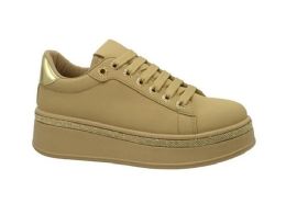 Wholesale Footwear Womens Sneakers In Camel Sizes 6-10