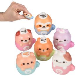 600 pieces (t) 2-inch Kawaii Latte Animal Squish - Slime & Squishees