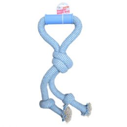 4 pieces 24-inch Twin Tug With Handle Rope Dog Toy - Pet Toys