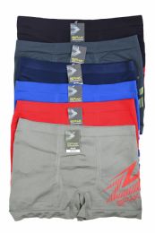 144 Pieces Spak Men 's Seamless Boxer Briefs - Boys Underwear