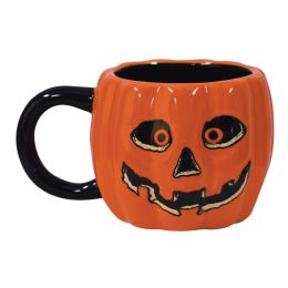 6 pieces Vintage Halloween Ceramic J-O-L Mug - Halloween