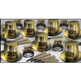 New Year "2026" Gold Asst For 50 - New Years