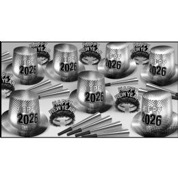 New Year "2026" Silver Asst For 50 - New Years