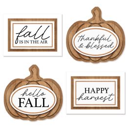 12 pieces Fall Signs - Wall Decor