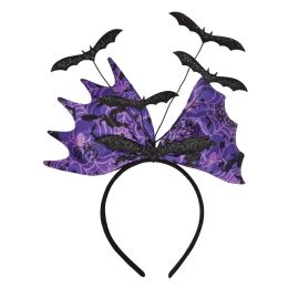 12 pieces Glittered Bat Headband - Costumes & Accessories