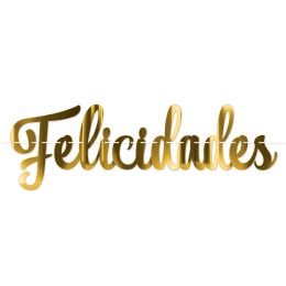12 pieces Foil Felicidades Streamer - Streamers & Confetti
