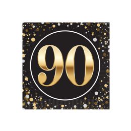 144 pieces "90" Beverage Napkins - Tissue Paper