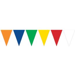 72 pieces MultI-Color Oversized Pennant Banner - Party Banners