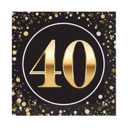 144 pieces "40" Luncheon Napkins - Tissue Paper