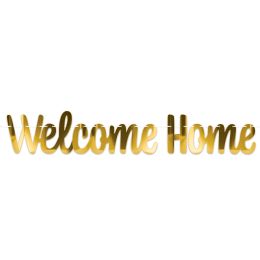 12 pieces Foil Welcome Home Streamer - Streamers & Confetti