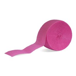 24 pieces Fr Festive Crepe Streamer - Pink - Streamers & Confetti