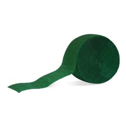 24 pieces Fr Festive Crepe Streamer - Green - Streamers & Confetti