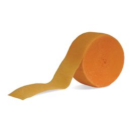24 pieces Fr Festive Crepe Streamer - Mustard - Streamers & Confetti